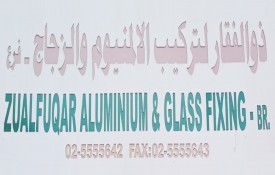 Zualfuqar Aluminium and Glass Fixing BR.